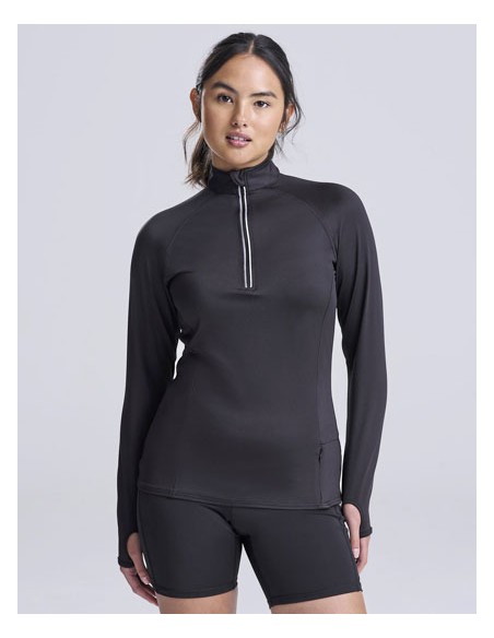 AWD-JC035-Womens Cool-Flex 1/2 Zip Top 2